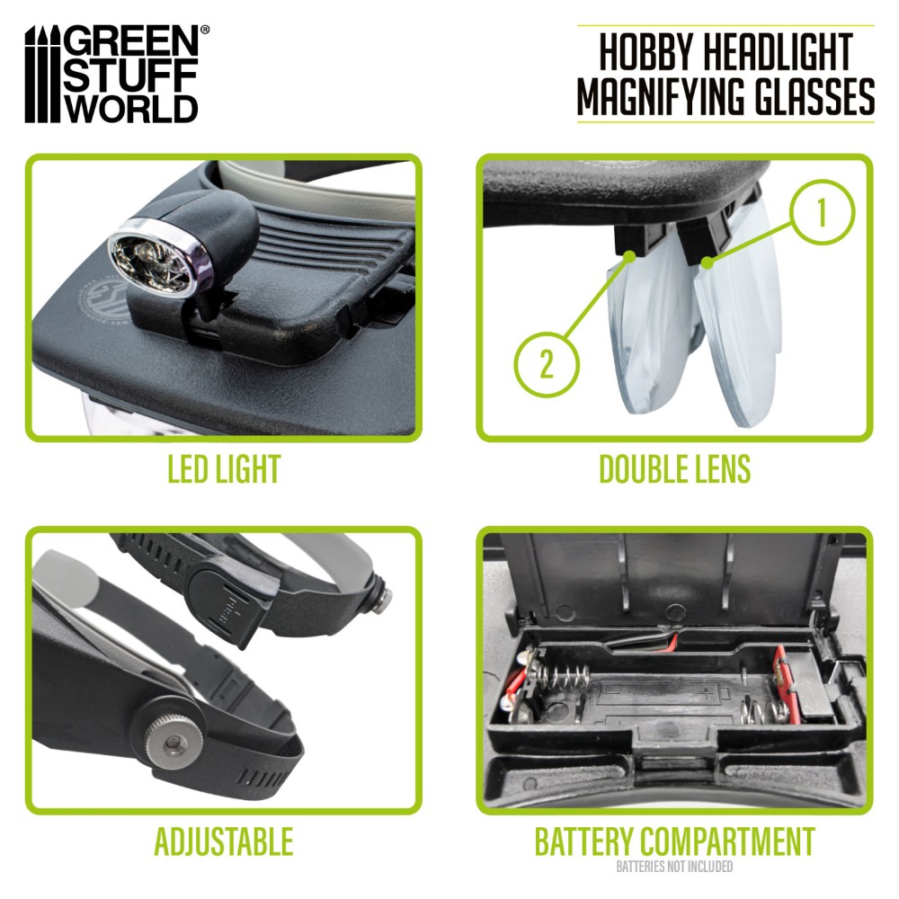 Cserélhető lencsék készlet a nagyítóhoz